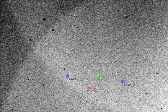 Mapka - V0500 UMa, JD 2455616.25245