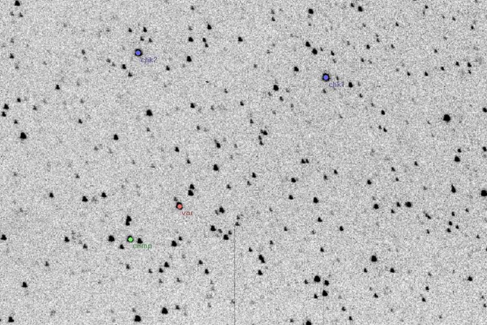 Mapka - ZZ Cyg, JD 2454216.42117