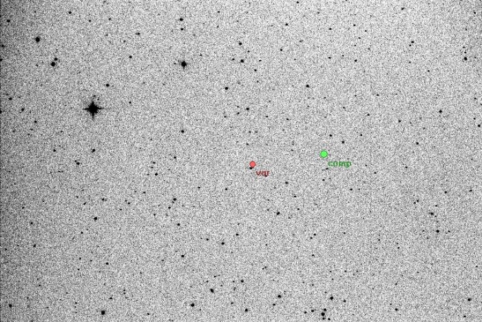 Mapka - V1065 Her, JD 2456119.33253