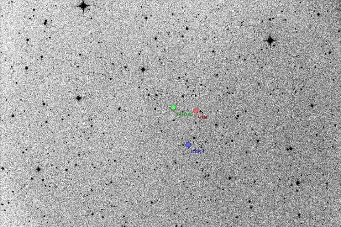 Mapka - BE Dra, JD 2456143.37631