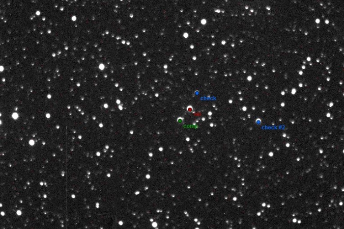 Mapka - V1825 Aql, JD 2456153.31612