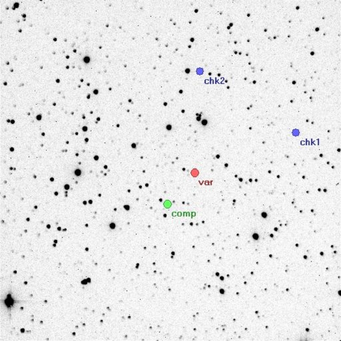 Mapka - WZ And, JD 2456153.42865