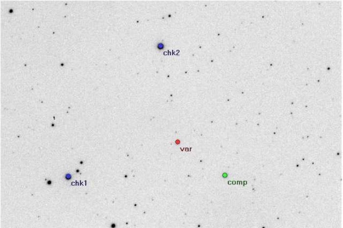 Mapka - CM Dra, JD 2453386.66051