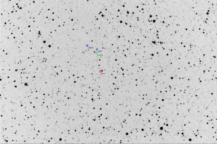Mapka - CW Sge, JD 2456182.37407