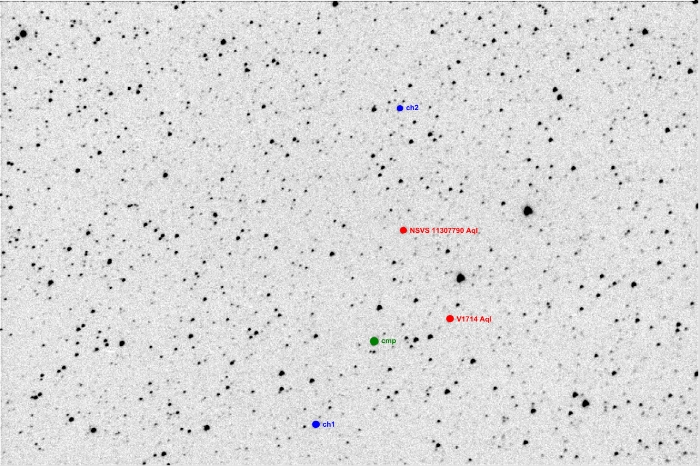 Mapka - V1714 Aql, JD 2456177.27833