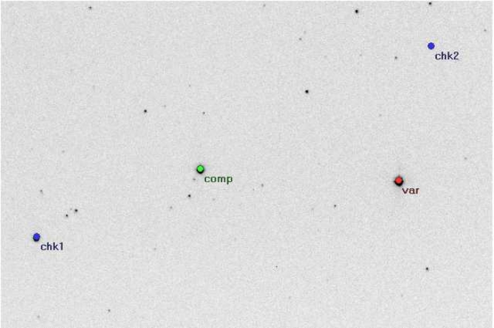 Mapka - V1143 Cyg, JD 2453620.30937