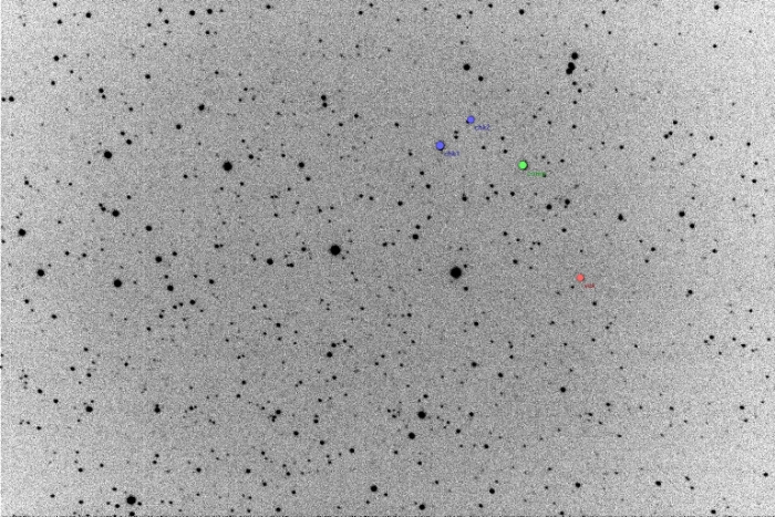 Mapka - V1333 Cas, JD 2456219.20954