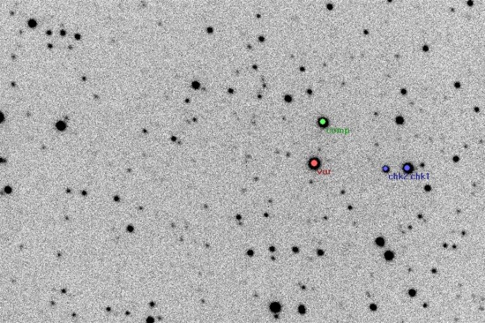 Mapka - HP Aur, JD 2456220.44348