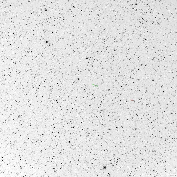 Mapka - UNA 1200-03849045, JD 2456384.28782