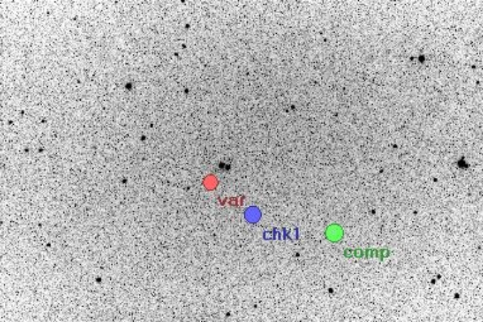 Mapka - IW UMa, JD 2456390.39621