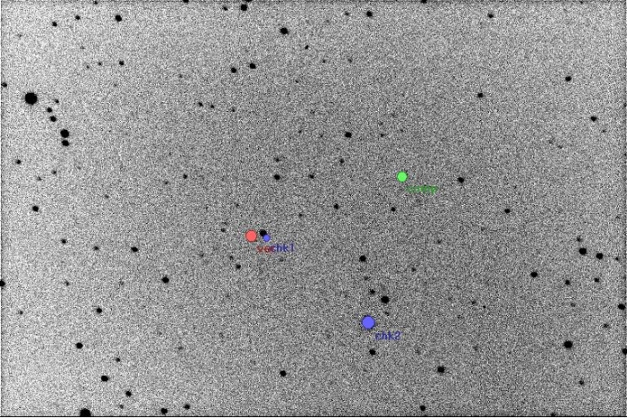 Mapka - V0700 Cyg, JD 2456463.34020