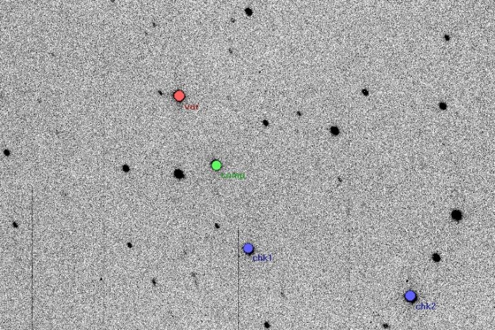 Mapka - GJ436 b, JD 2454513.36503