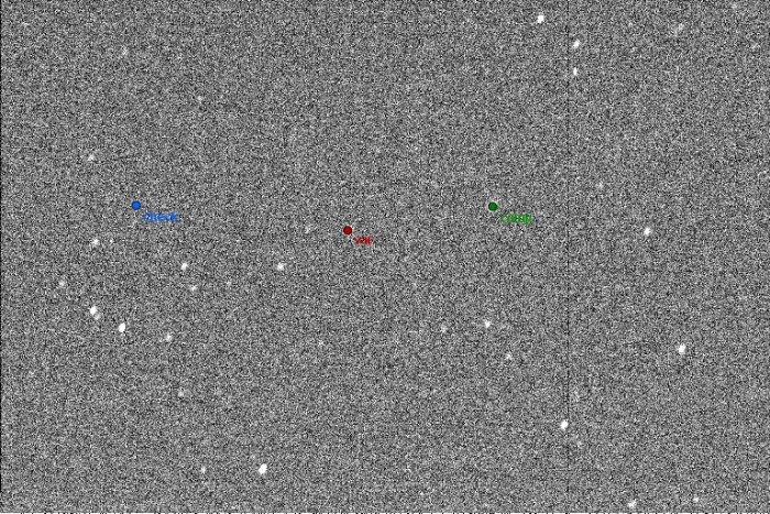 Mapka - YY CrB, JD 2456480.49099