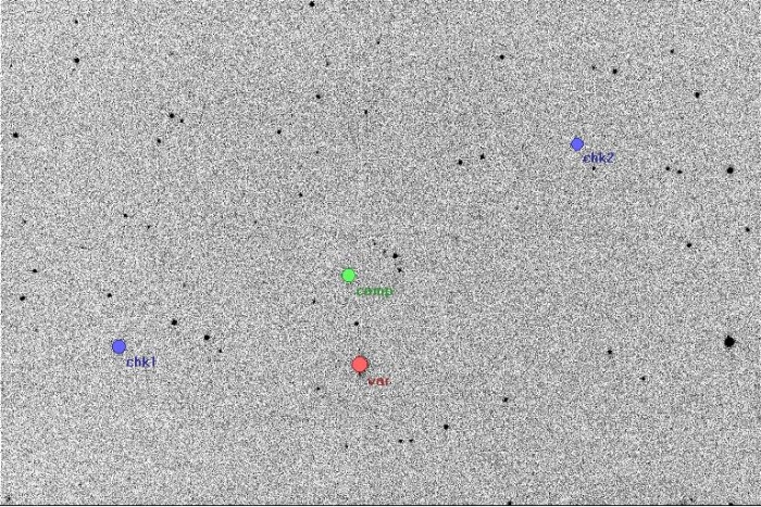 Mapka - CV Dra, JD 2456481.35656