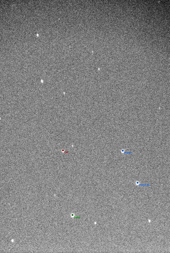 Mapka - V0470 Cam, JD 2456499.47657