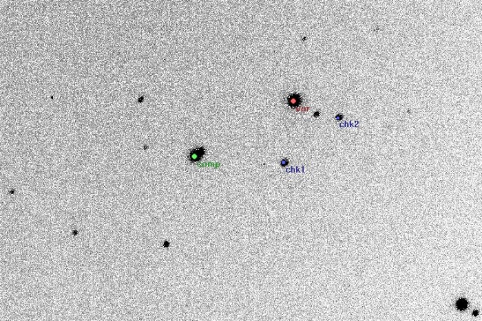 Mapka - XY UMa, JD 2454521.35986