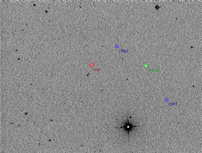 Mapka - MQ UMa, JD 2454523.35762
