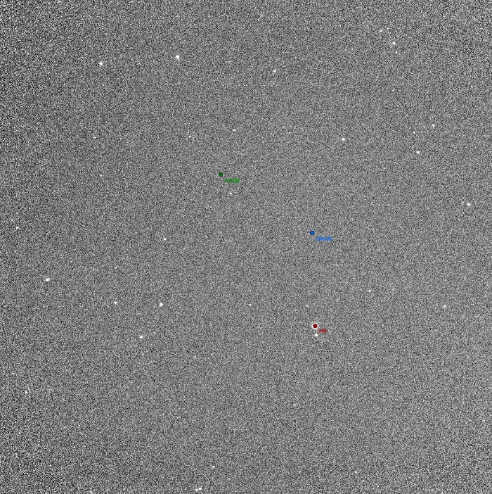 Mapka - YY CrB, JD 2456507.45479