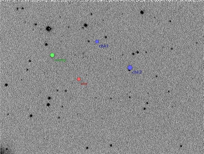 Mapka - AA UMa, JD 2454540.33428