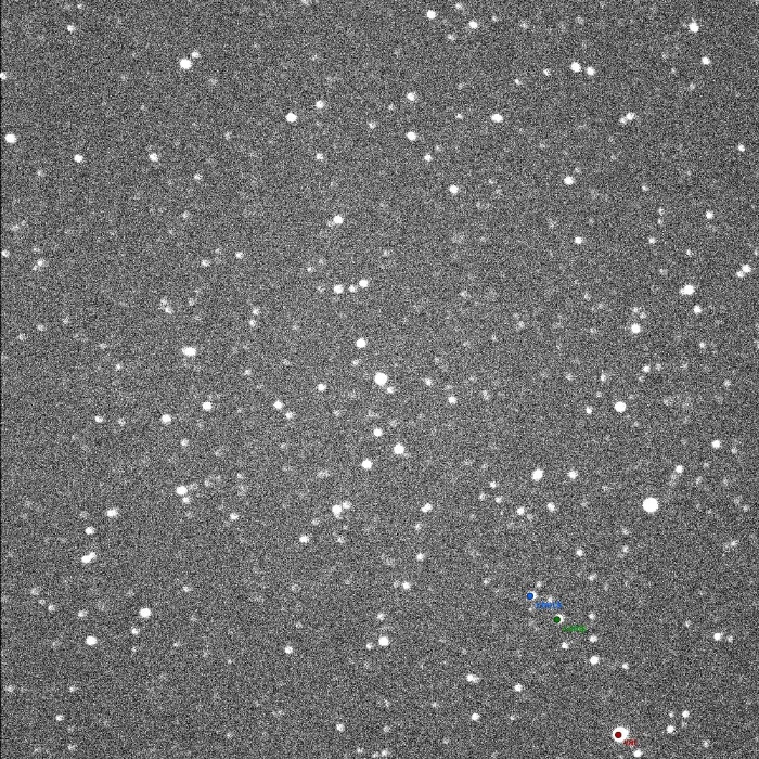 Mapka - V0436 Pup, JD 2456585.71160