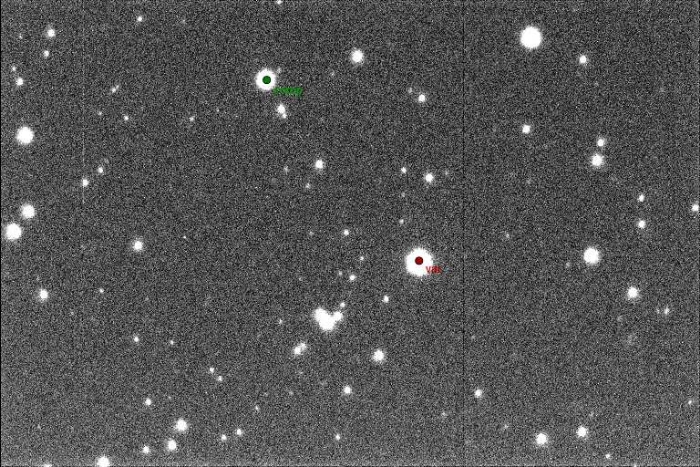Mapka - V0527 And, JD 2456596.36088