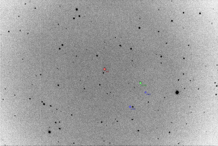 Mapka - CM Dra, JD 2456605.17662