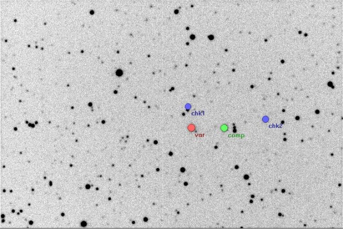 Mapka - V0534 Aur, JD 2456693.20341