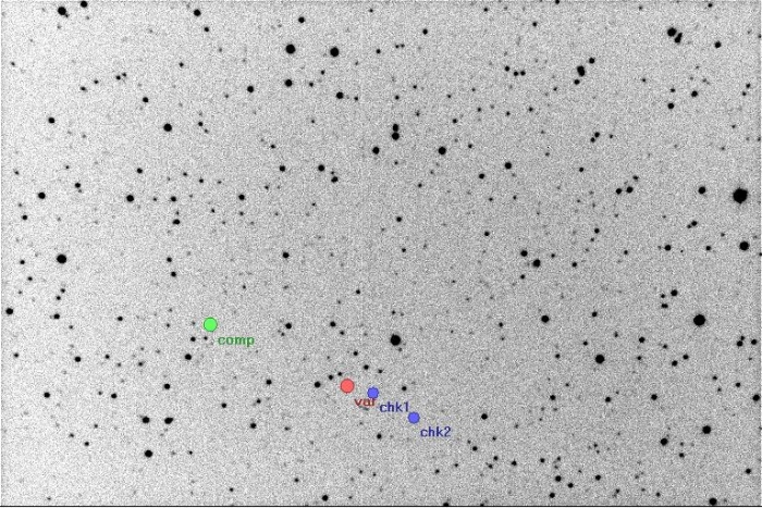 Mapka - V0404 Gem, JD 2456703.28528