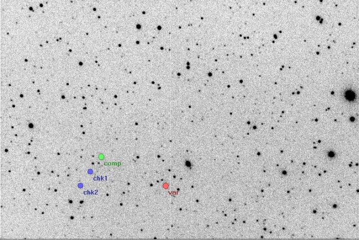 Mapka - V0404 Gem, JD 2456709.22011