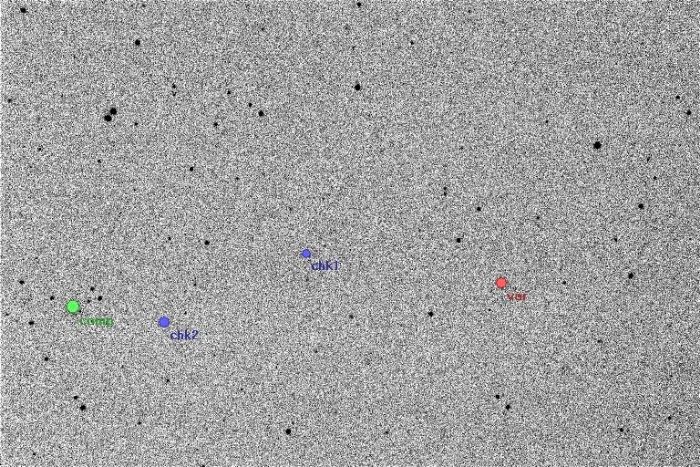 Mapka - FP Boo, JD 2454595.46711