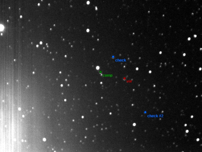 Mapka - AM CMi, JD 2456718.25822