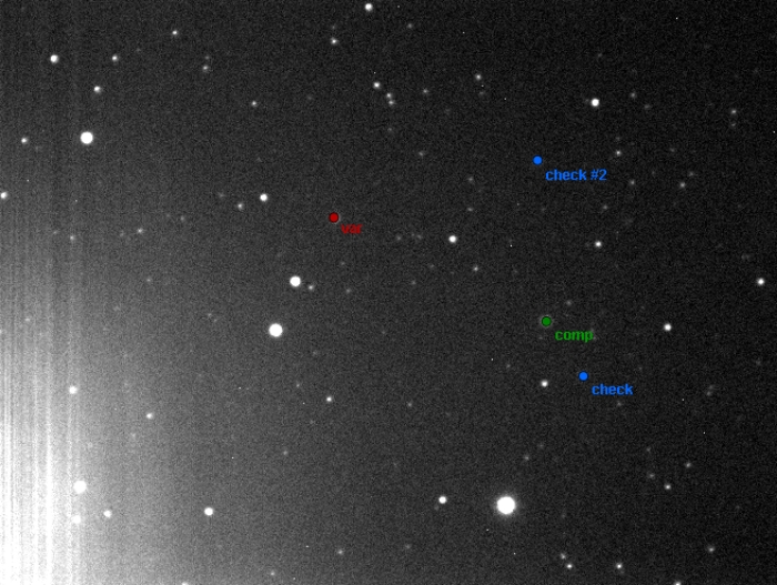 Mapka - RZ Tau, JD 2456704.24632