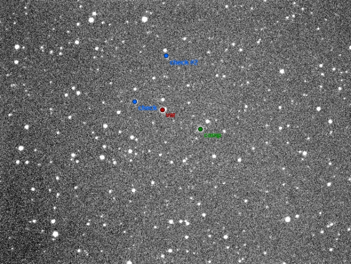 Mapka - V0887 Per, JD 2456729.24869