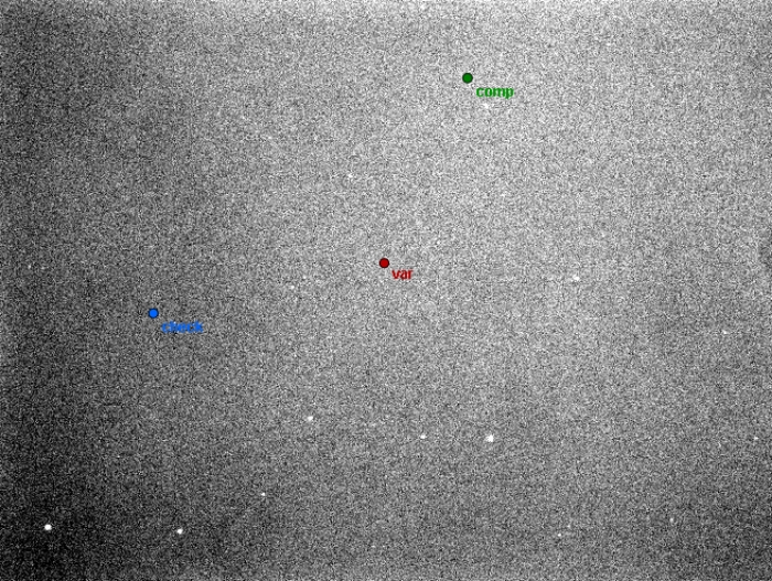 Mapka - UV Leo, JD 2456731.25738