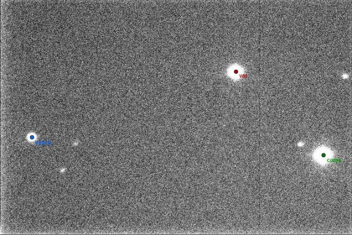 Mapka - V0339 Leo, JD 2456765.36065