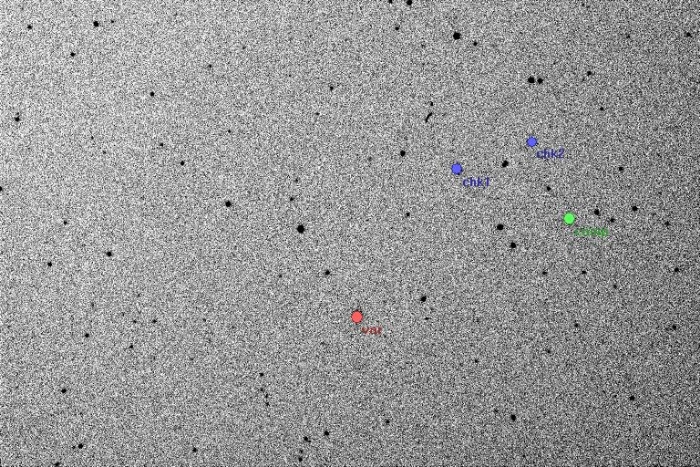 Mapka - WASP-14, JD 2454932.38777