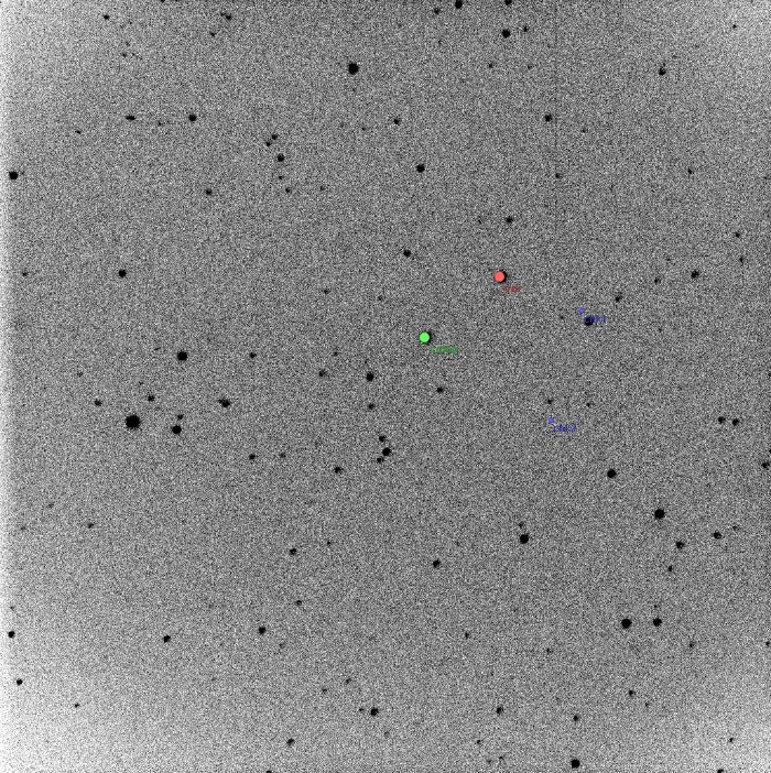 Mapka - EF Dra, JD 2456765.31258