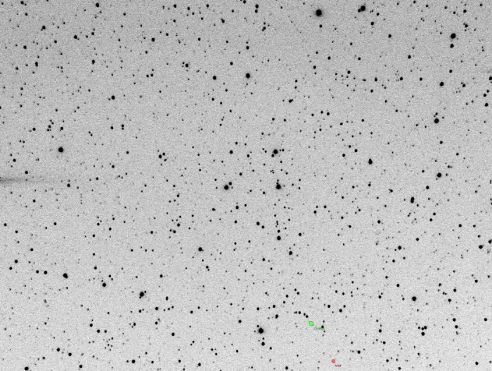 Mapka - V1435 Her, JD 2456777.31763