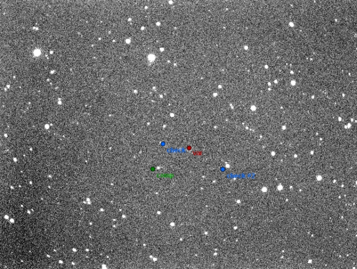 Mapka - V0372 Dra, JD 2456790.31215