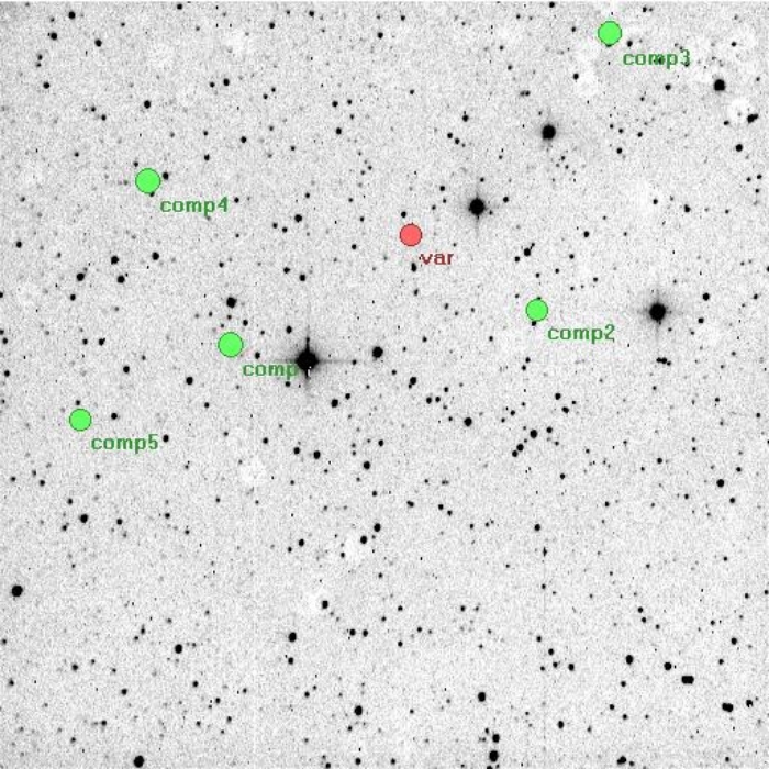 Mapka - WASP-103, JD 2456809.37769