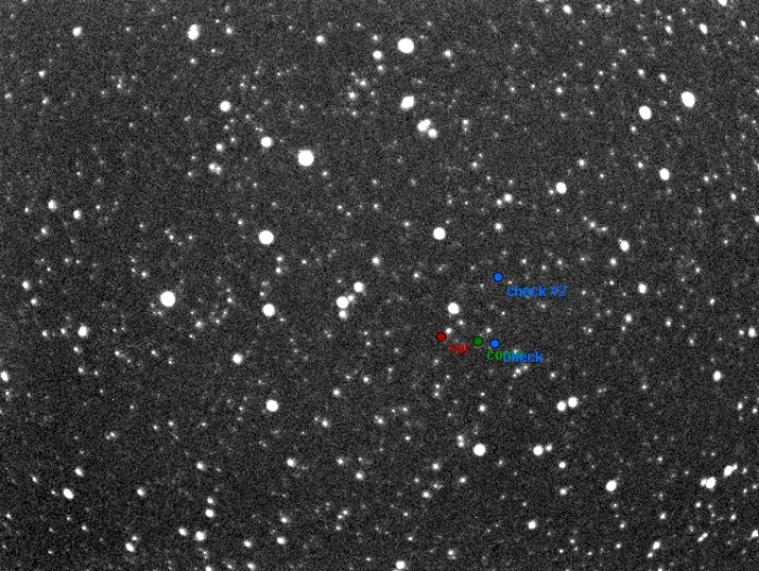 Mapka - V1490 Aql, JD 2456815.34543