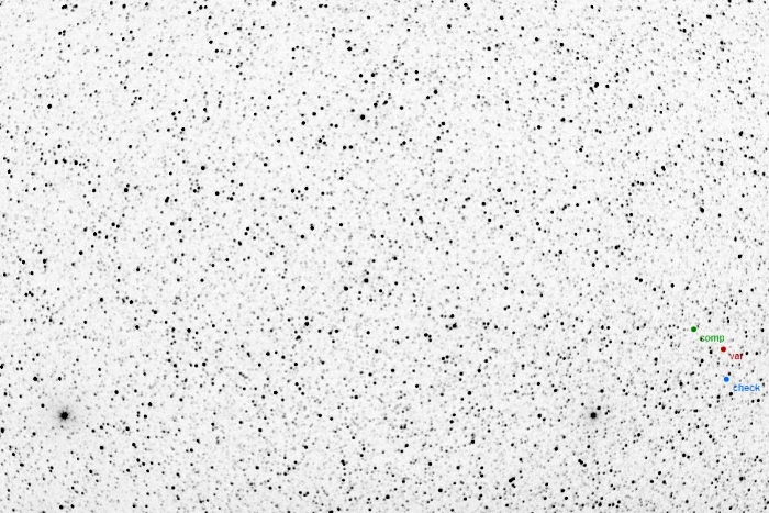 Mapka - NSVS 8704632, JD 2455799.38772