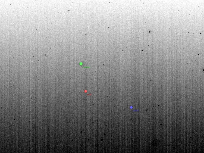 Mapka - YY CrB, JD 2456858.39173
