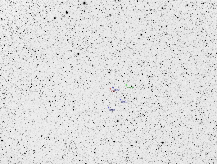 Mapka - CoRoT-2, JD 2456862.41005