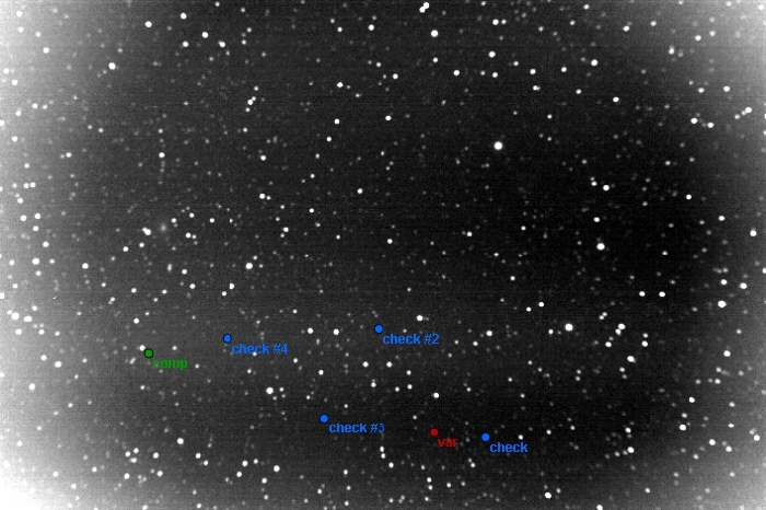 Mapka - V0337 Cam, JD 2456898.27750