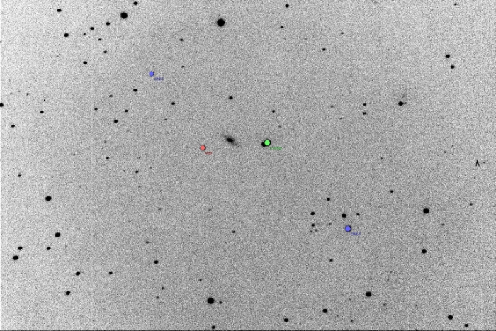 Mapka - DX Ari, JD 2456960.18404