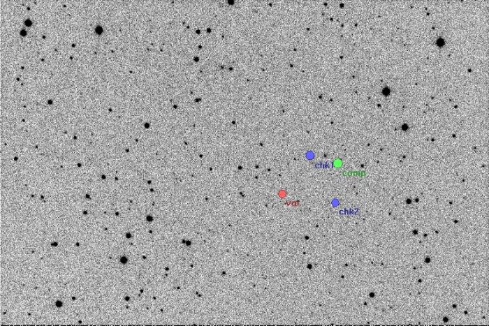 Mapka - GJ 3236, JD 2456965.17616