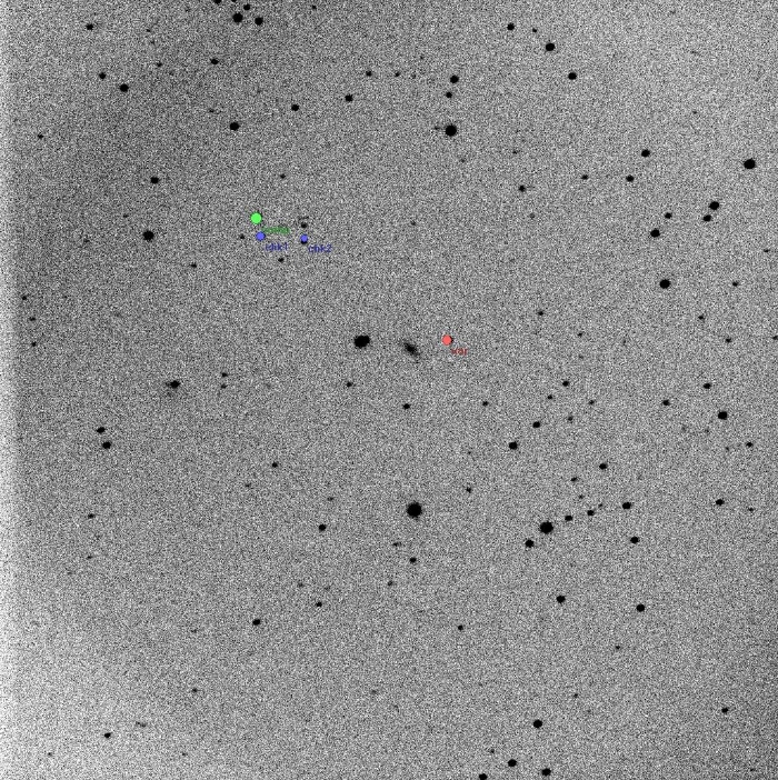 Mapka - DX Ari, JD 2457001.34658