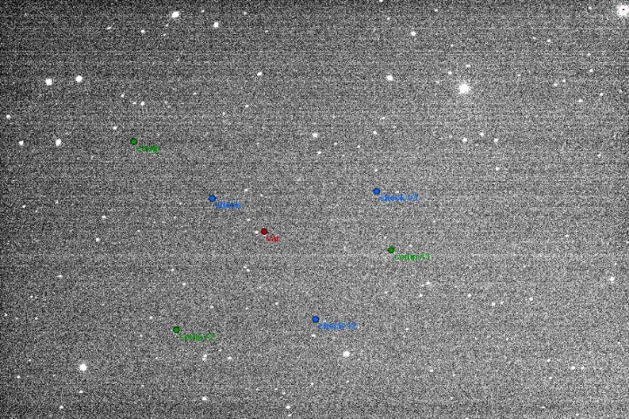 Mapka - GU Leo, JD 2457070.39362