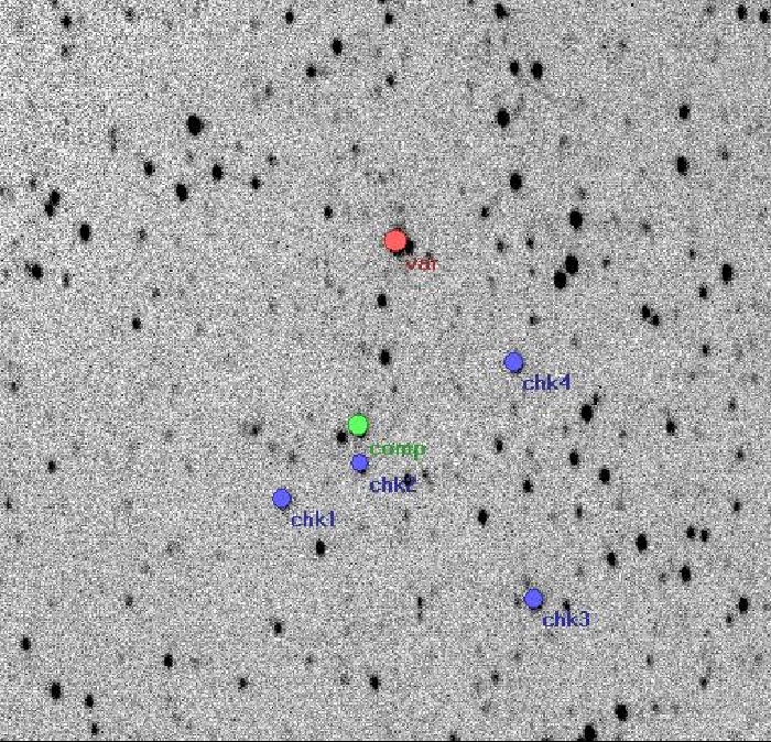 Mapka - CW Sge, JD 2454988.41836